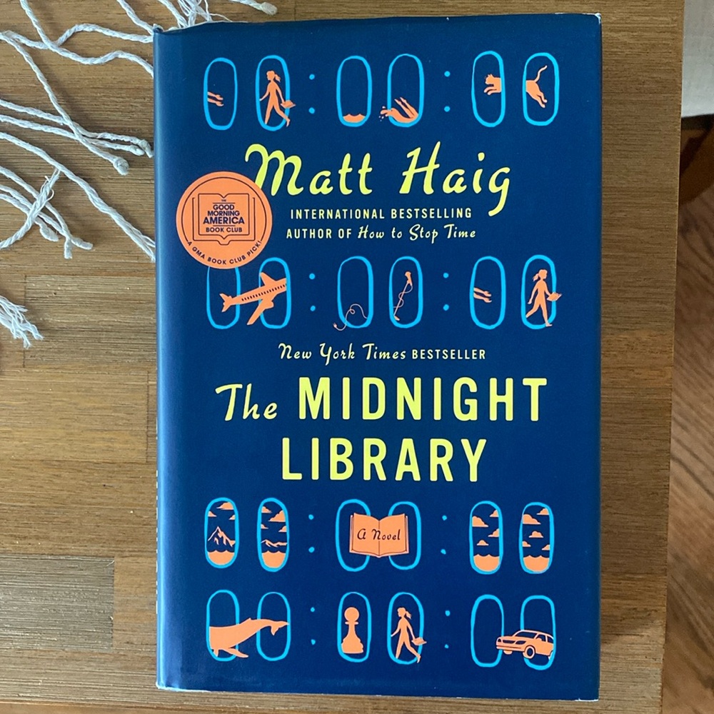 “The Midnight Library” hardcover book by Matt Haig